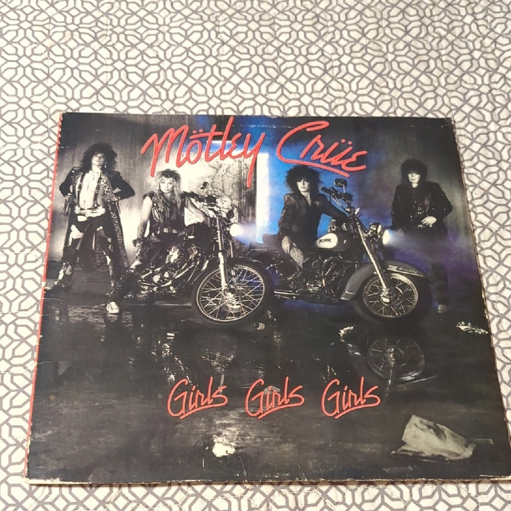 Mötley Crüe Girls Girls Girls Vinyl Record